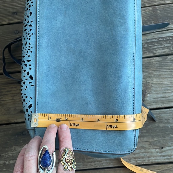 Faux Leather Shoulder Bag purse - Picture 11 of 12